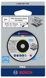 Bosch Accessories 2608601705 2608601705 Nagyolótárcsa, egyenes Ø 76 mm Furat átmérő 10 mm 2 db 3. bélyegkép