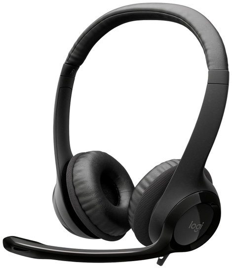 Logitech H390 Számítógép On Ear headset Vezetékes Stereo Fekete mikrofon zajelnyomás, Noise Cancelli