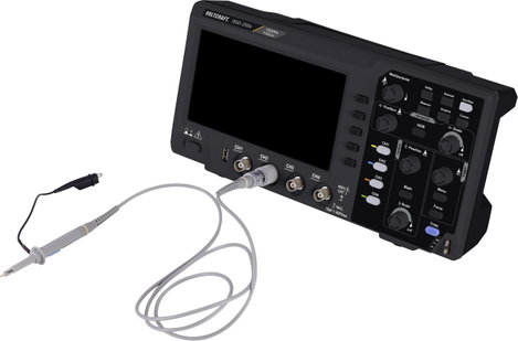 Digitális oszcilloszkóp 100 MHz 4 csatornás 1 GSa/mp 80 kpts 8 bit DSO, Voltcraft DSO-2104 6. kép