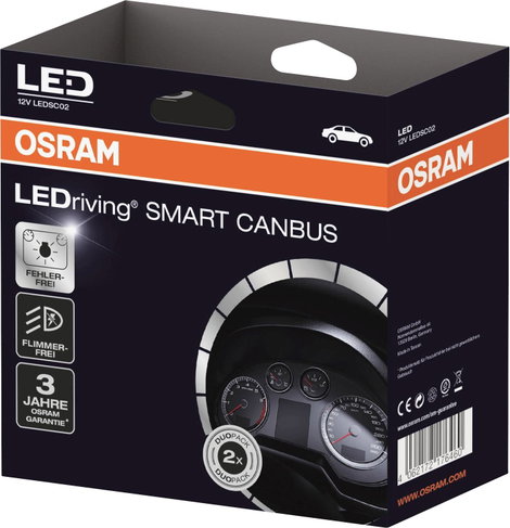OSRAM Gépjármű lámpafoglalat LEDSC02 Kivitel (autó világítás) Canbus Lastwiderstand 2. kép