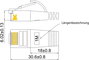 Wirewin 9120064012144 RJ45 Hálózati kábel, patchkábel CAT 6 U/FTP 0.50 m Narancs 1 db 5. bélyegkép