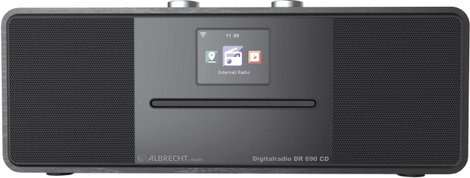Albrecht DR 690 Asztali internetrádió Internet, DAB+, URH CD, Bluetooth®, Internetrádió 2. kép
