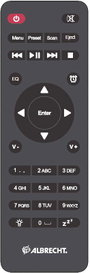 Albrecht DR 690 Asztali internetrádió Internet, DAB+, URH CD, Bluetooth®, Internetrádió 3. bélyegkép