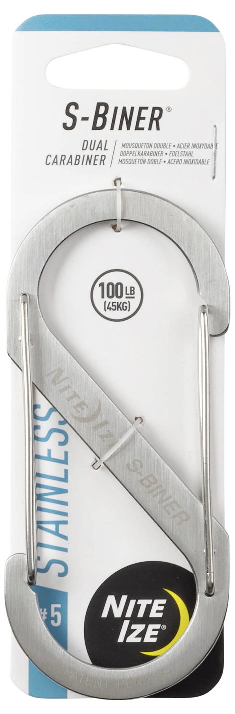 NITE Ize NI-SB5-03-11 Karabíner S-Biner Gr. 5 111 mm x 49 mm 1 db 5. kép