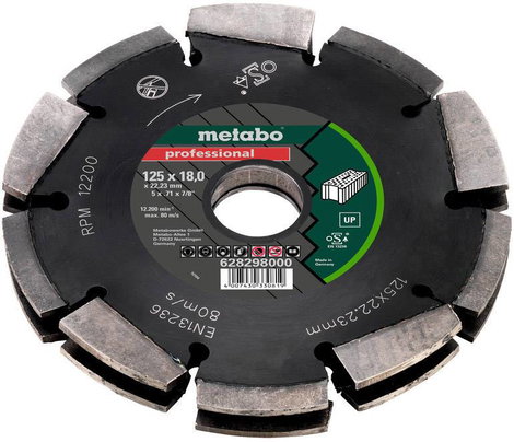 Metabo 628298000 Horonymaró Keményfém Hossz 175 mm Átmérő 125 mm 1 db