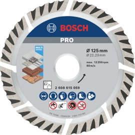 Bosch Accessories 2608615059 Standard for Universal Speed Gyémánt bevonatú vágótárcsa Ø 125 mm Furat