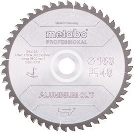 Metabo ALUMINIUM CUT PROFESSIONAL 628288000 Körfűrészlap 160 x 20 x 1.2 mm Fogak száma (collonként):