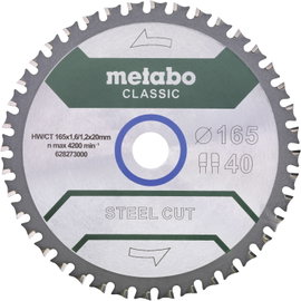 Metabo steel cut/sandwich panel - classic 628273000 Körfűrészlap 165 x 20 x 1.6 mm Fogak száma (coll