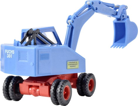 Kibri 11288 H0 Építkezésnél használt jármű modell Fuchs 301 H hidraulikus kotrógép 3. kép