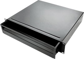 Adam Hall 874E02 19 collos rack fiók 2 ME Acél