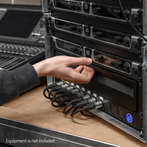 Adam Hall 874E02 19 collos rack fiók 2 ME Acél 4. kép