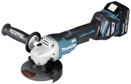 Makita DGA515RTJ Akkus sarokcsiszoló 125 mm 2. akkuval, Töltővel 18 V 5 Ah