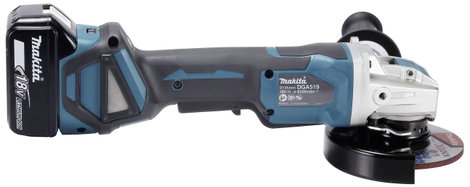 Makita DGA519RTJ Akkus sarokcsiszoló 125 mm 2. akkuval, Töltővel 18 V 5 Ah 11. kép