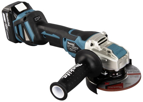 Makita DGA519RTJ Akkus sarokcsiszoló 125 mm 2. akkuval, Töltővel 18 V 5 Ah 12. kép