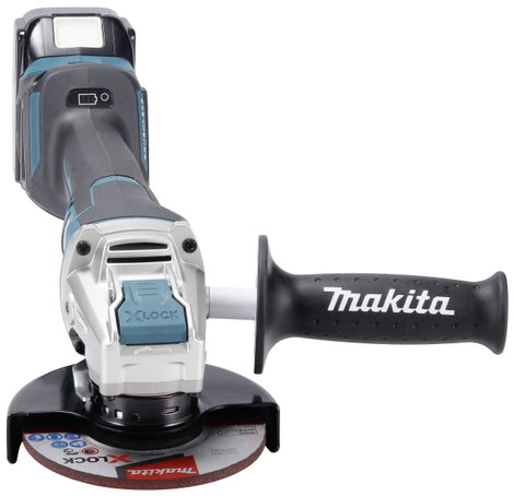 Makita DGA519RTJ Akkus sarokcsiszoló 125 mm 2. akkuval, Töltővel 18 V 5 Ah 15. kép