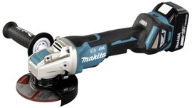 Makita DGA519RTJ Akkus sarokcsiszoló 125 mm 2. akkuval, Töltővel 18 V 5 Ah