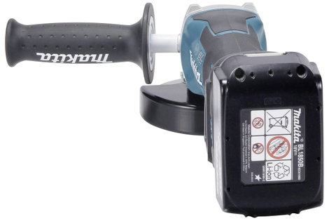Makita DGA519RTJ Akkus sarokcsiszoló 125 mm 2. akkuval, Töltővel 18 V 5 Ah 7. kép