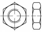 Hatlapú anya M3 ISO 4035 galvanikusan cinkezett acél 100 db TOOLCRAFT TO-5417109