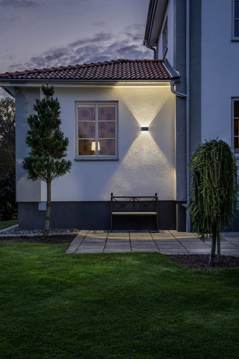 Konstsmide Chieri 7853-370 LED-es kültéri fali lámpa EEK: G (A - G) 7.2 W Antracit