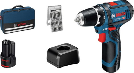 Bosch Professional Bosch 060186810H Akkus fúrógép 12 V 2.0 Ah 2. akkuval