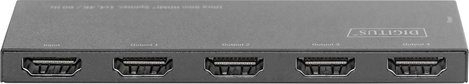 Digitus DS-45323 4 port HDMI elosztó LED-es kijelző, Fém ház, Ultra HD-re alkalmas 4096 x 2160 pixel 3. kép