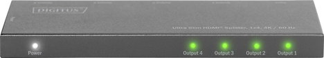 Digitus DS-45323 4 port HDMI elosztó LED-es kijelző, Fém ház, Ultra HD-re alkalmas 4096 x 2160 pixel 4. kép