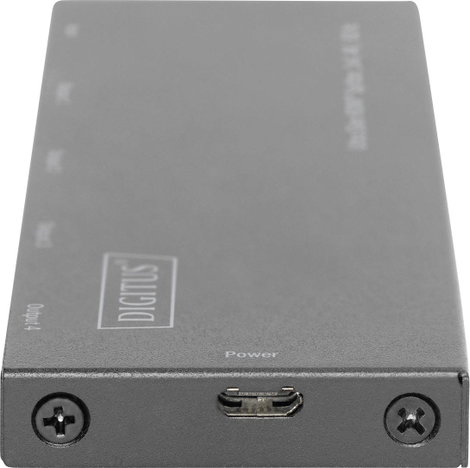 Digitus DS-45323 4 port HDMI elosztó LED-es kijelző, Fém ház, Ultra HD-re alkalmas 4096 x 2160 pixel 5. kép