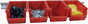 VISO SPACY2R Nyitott tárolódobozok Viso (Sz x Ma x Mé) 101 x 70 x 157 mm Piros 1 db 2. bélyegkép