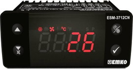 Emko ESM-3712-CN.5.12.0.1/01.01/1.0.0.0 2 pontos szabályozó Hőmérséklet szabályozó PTC -50 - 130 °C 