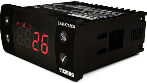 Emko ESM-3712-CN.5.12.0.1/01.01/1.0.0.0 2 pontos szabályozó Hőmérséklet szabályozó PTC -50 - 130 °C 2. kép