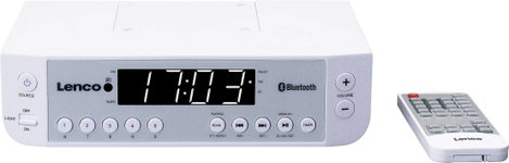 Lenco KCR-100 Konyhai rádió URH Bluetooth® Fehér 3. kép