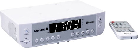 Lenco KCR-100 Konyhai rádió URH Bluetooth® Fehér 5. kép