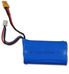 Amewi Akkucsomag, LiIon 7.4 V 2000 mAh Cellaszám: 2 Racing pack XT30