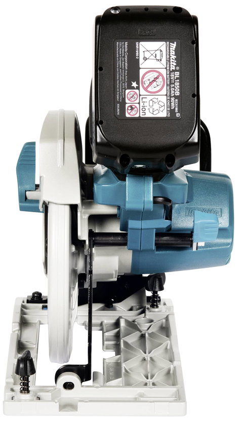 Makita Akkus kézi körfűrész Vágási mélység max. (90°) 57 mm 18 V 5 Ah 4. kép