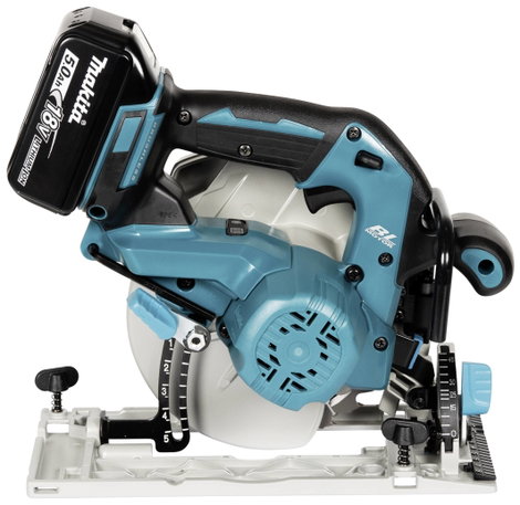 Makita Akkus kézi körfűrész Vágási mélység max. (90°) 57 mm 18 V 5 Ah 5. kép