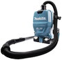 Akkus hátizsák porszívó 2x 18V akku és töltő nélkül, Makita DVC261ZX15 10. bélyegkép