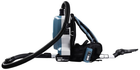 Akkus hátizsák porszívó 2x 18V akku és töltő nélkül, Makita DVC261ZX15 9. kép