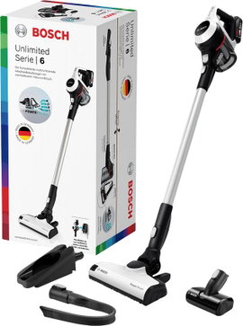 Bosch Haushalt Unlimited BKS611MTB Akkus kézi porszívó Mini turbó kefével, Porzsák nélkül