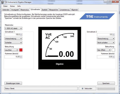 TDE Instruments Digalox DPM72-MP Digitális beépíthető mérőműszer 12. kép