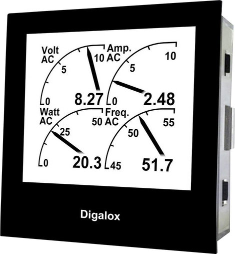 TDE Instruments Digalox DPM72-MP Digitális beépíthető mérőműszer 4. kép