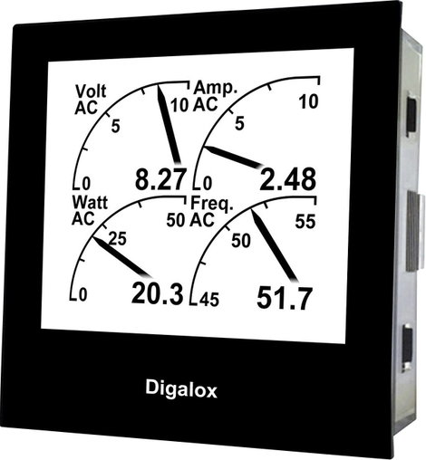 TDE Instruments Digalox DPM72-MP Digitális beépíthető mérőműszer 5. kép