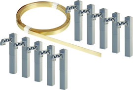 H0 Viessmann Modelltechnik 4195 Alagútfelsővezeték-készlet Univerzális 1 készlet