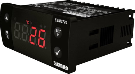 Emko ESM-3720.8.05.0.1/01.00/1.0.0.0 2 pontos és PID szabályozó Hőmérséklet szabályozó J 0 - 800 °C 2. kép