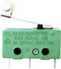 TRU COMPONENTS TC-9134620 Mikrokapcsoló 250 V/AC 5 A 1 x BE/(BE) Nyomó 1 db bélyegkép