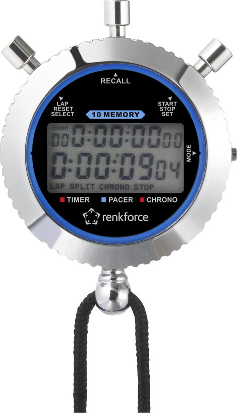 Renkforce RF-SW-200 Digitális stopperóra Ezüst 2. kép