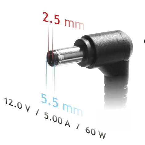 Akyga Notebook tápegység 60 W 12 V/DC 5 A 3. kép