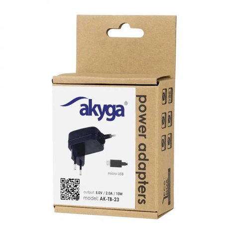 Akyga AK-TB-23 Dugasztápegység, fix feszültségű 5 V 2 A 4. kép