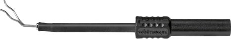 Schützinger ZPK 8188 Ni / SW Számláló ellenőrző kapocs 4 mm-es alj Fekete 1 db