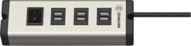 Ehmann USB Multilader 6-Port 6,3 A USB-s töltőállomás Aljzat dugó Kimenetek száma: 6 x USB