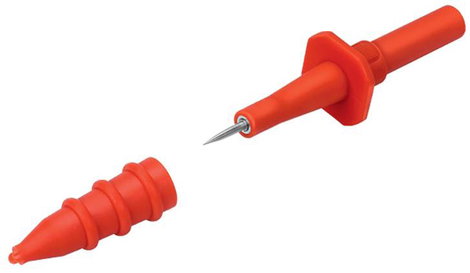 Schützinger SPS 2590 Ni / RT Biztonsági mérőfej 4 mm-es alj Piros 1 db